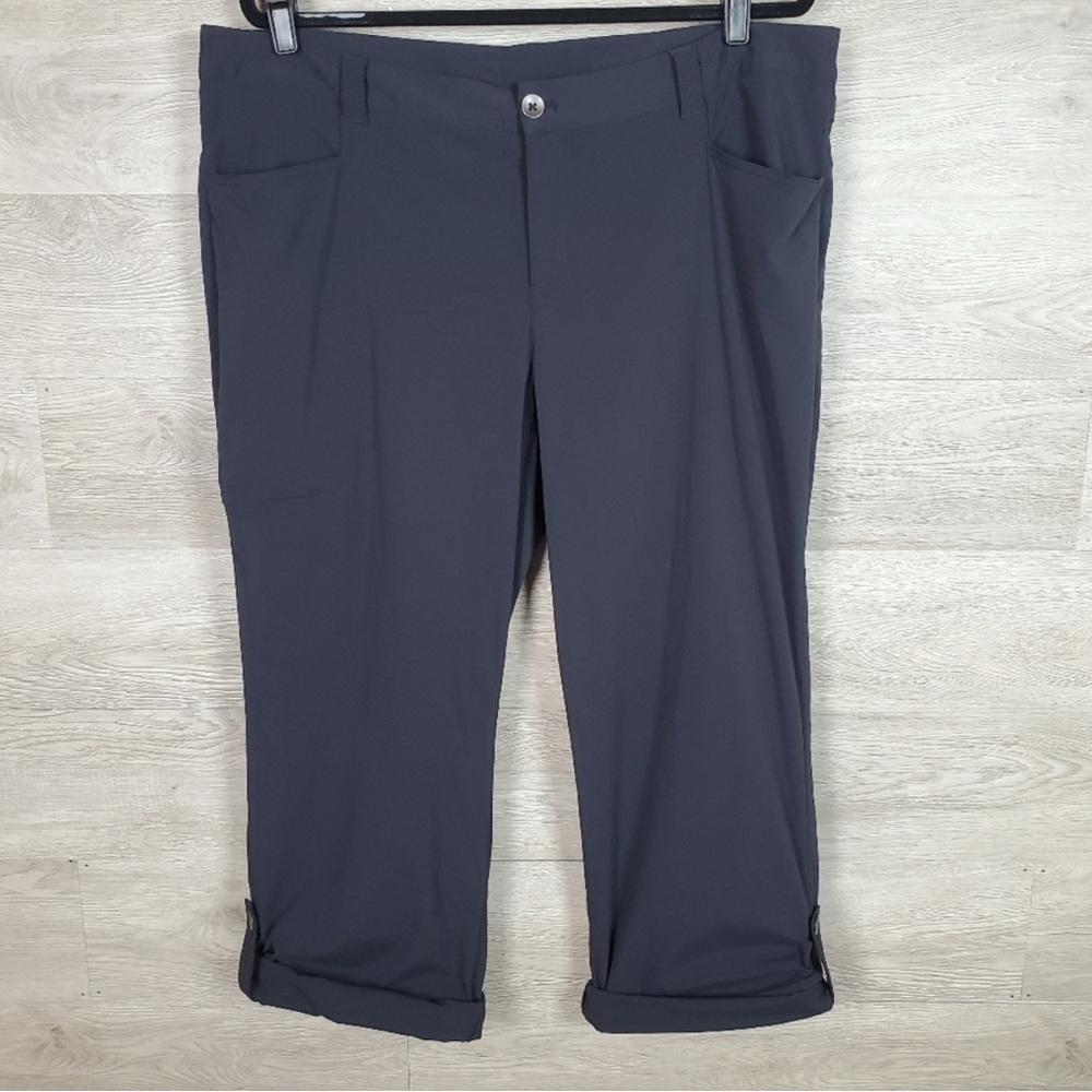 Eddie Bauer Black Roll up Hiking Pants Size 18